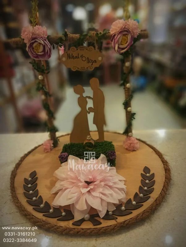 Engagement Ring Platter - Engagement Platter - Engagement Holder- Ring Ceremony