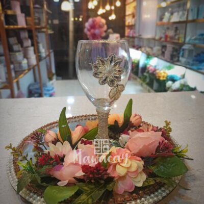 Dudh Pilai Glass for Nikah - Nikah Mirror with Milk Glass