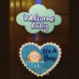 Baby Arrival Door Sign - Baby Arrival Announcement - Its A boy - its A Girl