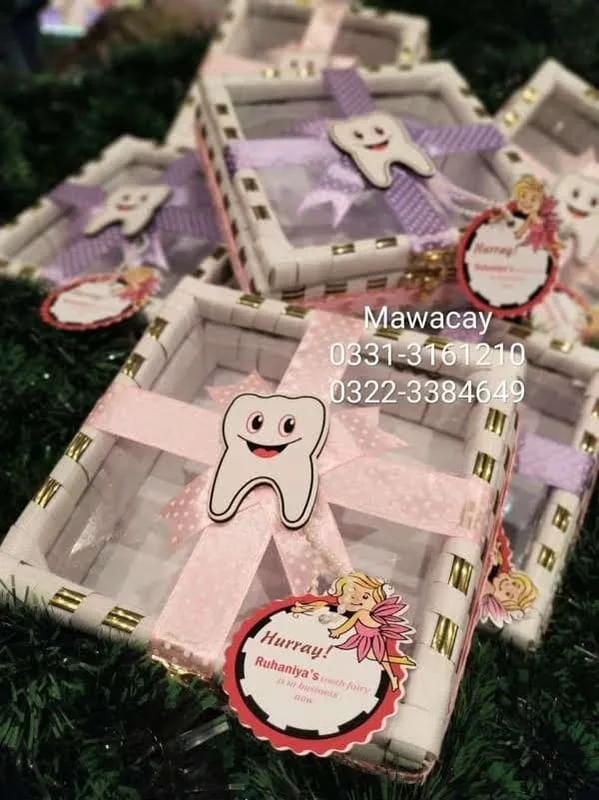 Baby Arrival - First tooth box - First tooth box- sweet box