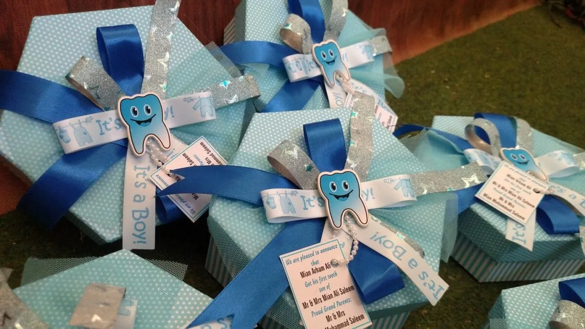 Baby Arrival - First tooth box - First tooth box- sweet box