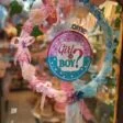 Baby Arrival Door Sign - Baby Arrival Announcement - Its A boy - its A Girl