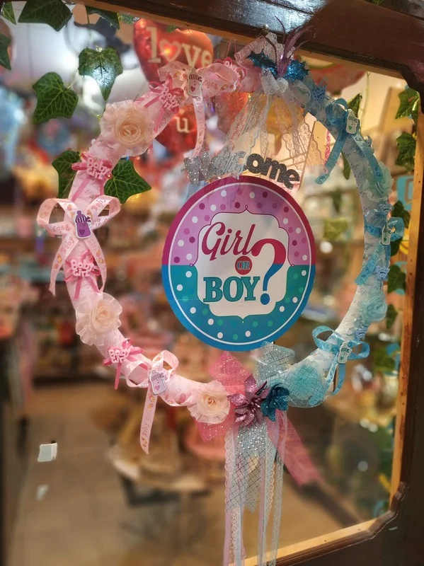 Baby Arrival Door Sign - Baby Arrival Announcement - Its A boy - its A Girl