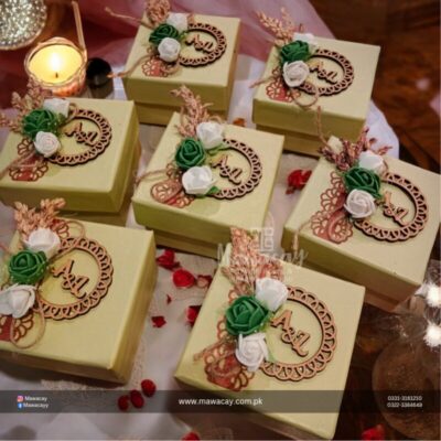 Nikah Favor Box- Nikah Bid - Nikah Box - Wedding Favor Box