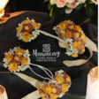 Handmade floral Jewellery - Artificial Floral Jewellery - Handmade Floral Bangles