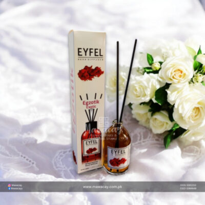 Turkish Diffuser - Eyfel Perfume Aroma Diffuser, Home Fragrance With Sticks & Ocean – 120ml