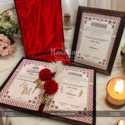 Nikah File - Nikah Contract - Nikah Nama - Nikah Frame - Nikah Pen